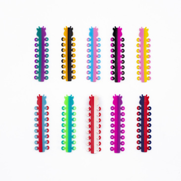 Double Color Deer Type Ligature Tie