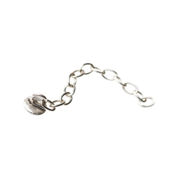 Orthodontic Silver Button Chain